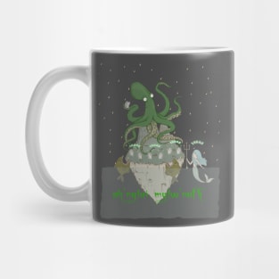 Warship Cthulhu Mug